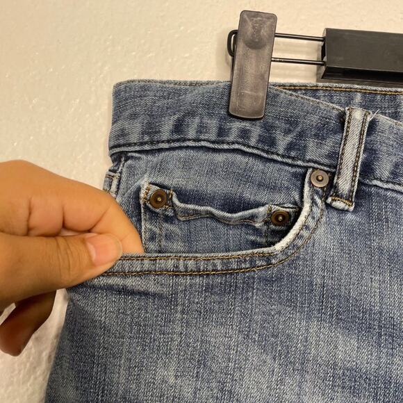 Banana Republic Mens Jeans 34 Tapered Denim Blue Casual Light Wash 34x32 - Picture 13 of 14